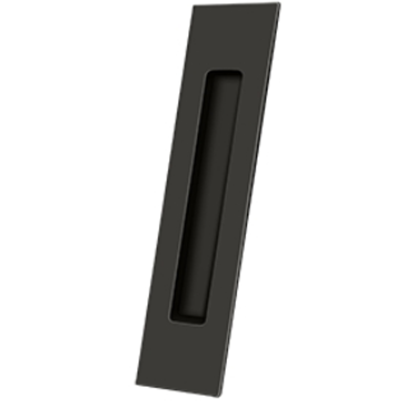 Flush Pull Heavy Duty , Rectangular, 10 Inch in 12 Finishes by Deltana