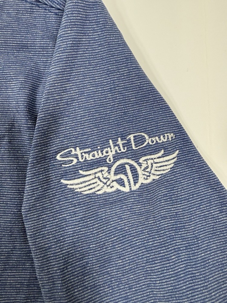 Straight Down Mens 1/4 Zip Pullover George C Thomas Golf Size XL Performance