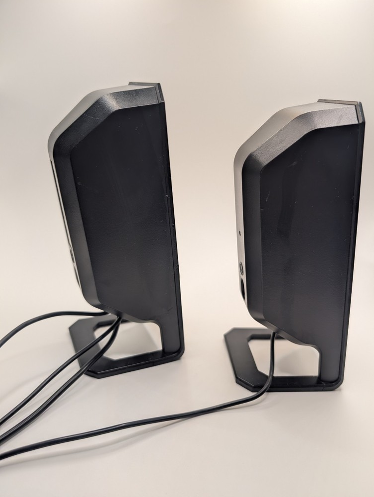 Dell A225 USB Powered Multimedia Black Computer Speakers Pre-owned Tested Work