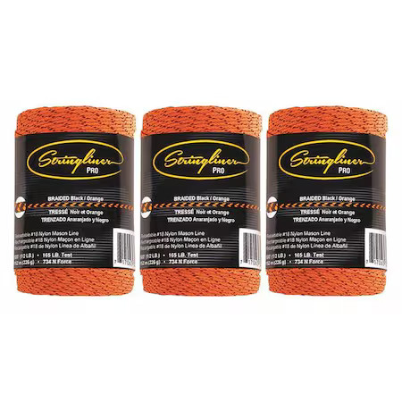 Stringliner 35491 Masons Line, Braided, 500 Ft. L, Pk3