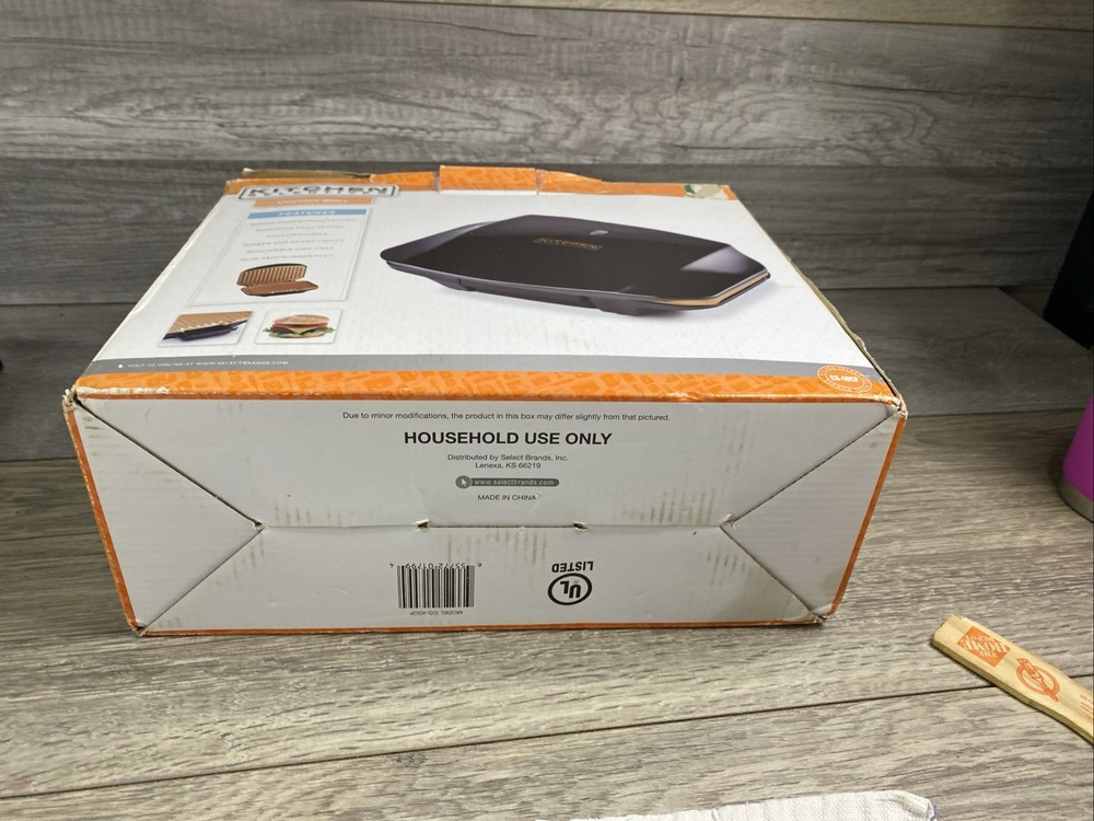 Kitchen Selectives Indoor Contact Grill Model CG-40CP With Manuel (BD)