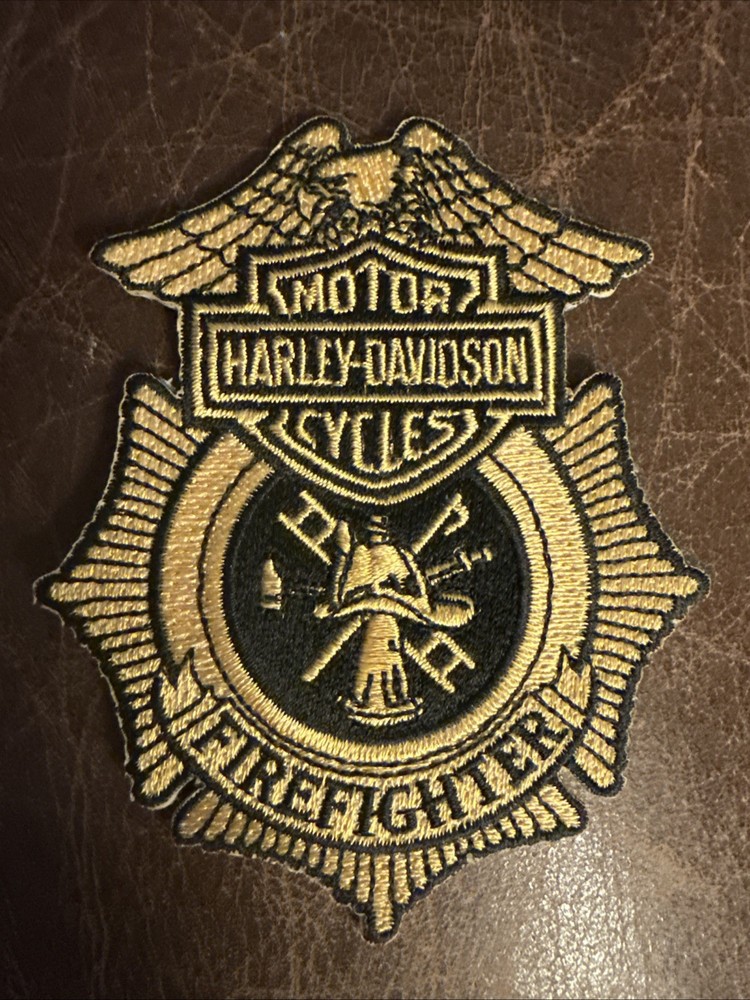 Harley Davidson Firefighter patch