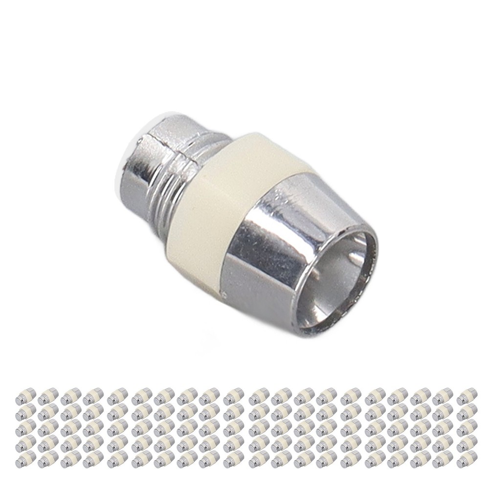 100 Set LED Holder 5mm Plastic Light Emitting Diode Panel Mount Clip Repair Tool