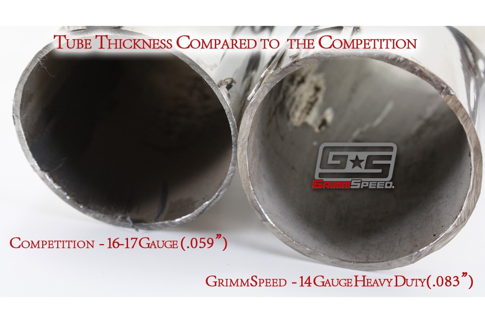 GrimmSpeed HiFlow Exhaust Manifold Crosspipe Black Ceramic Coating For 06-07
