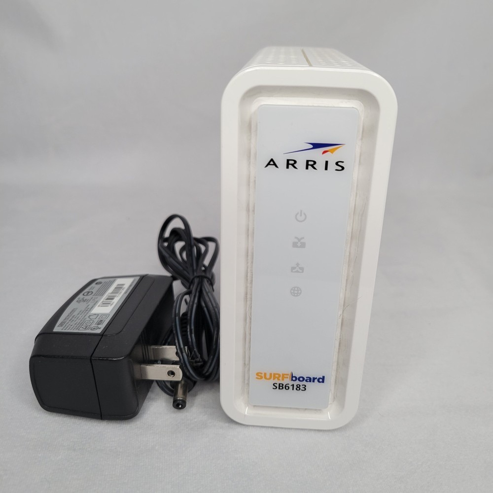 ARRIS Surfboard SB6183 DOCSIS 3.0 Cable Modem, White