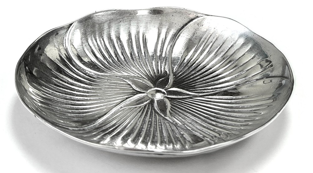 Tiffany & Co. Makers Sterling Silver Magnolia Mini Dish 25466