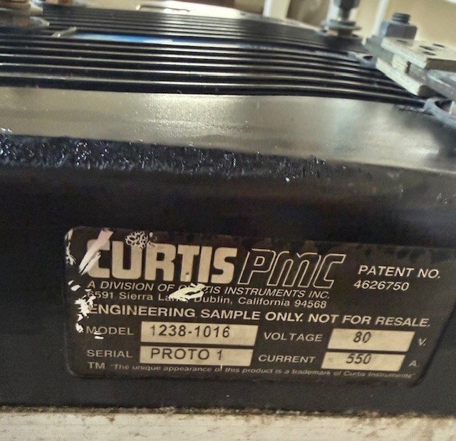 Curtis 80 volt A/C controller 550 amp #1238-1016
