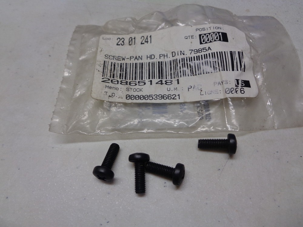 Ski-Doo Pan Screw 208651481 Qty-4