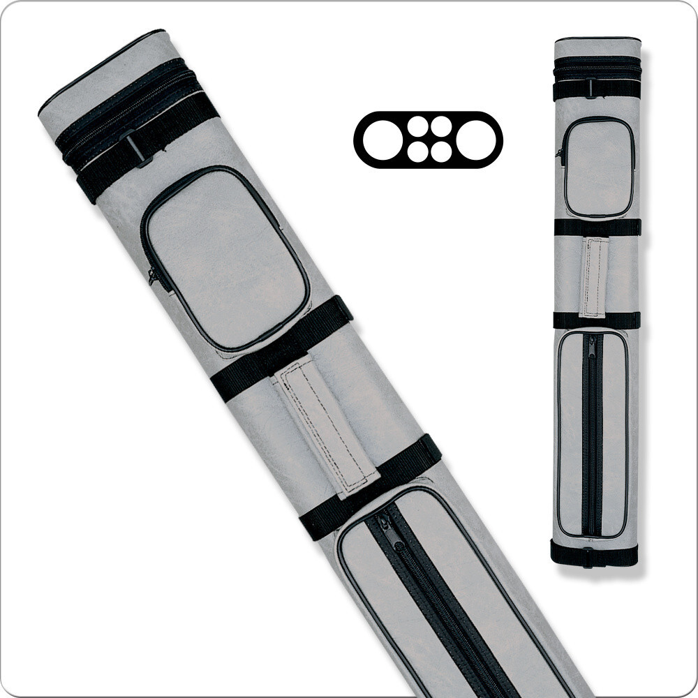 Action AC24 2x4 Hard Pool Cue Case - Light Grey