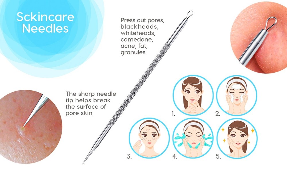 InstaSkincare Blackhead and Blemish Remover Tool Kit