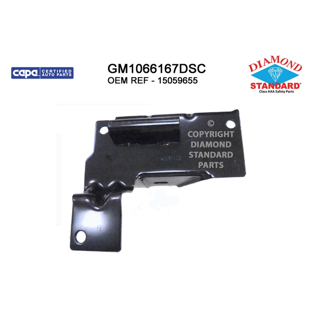 Replacement Steel Front Driver Side Inner Bumper Face Bar Brace