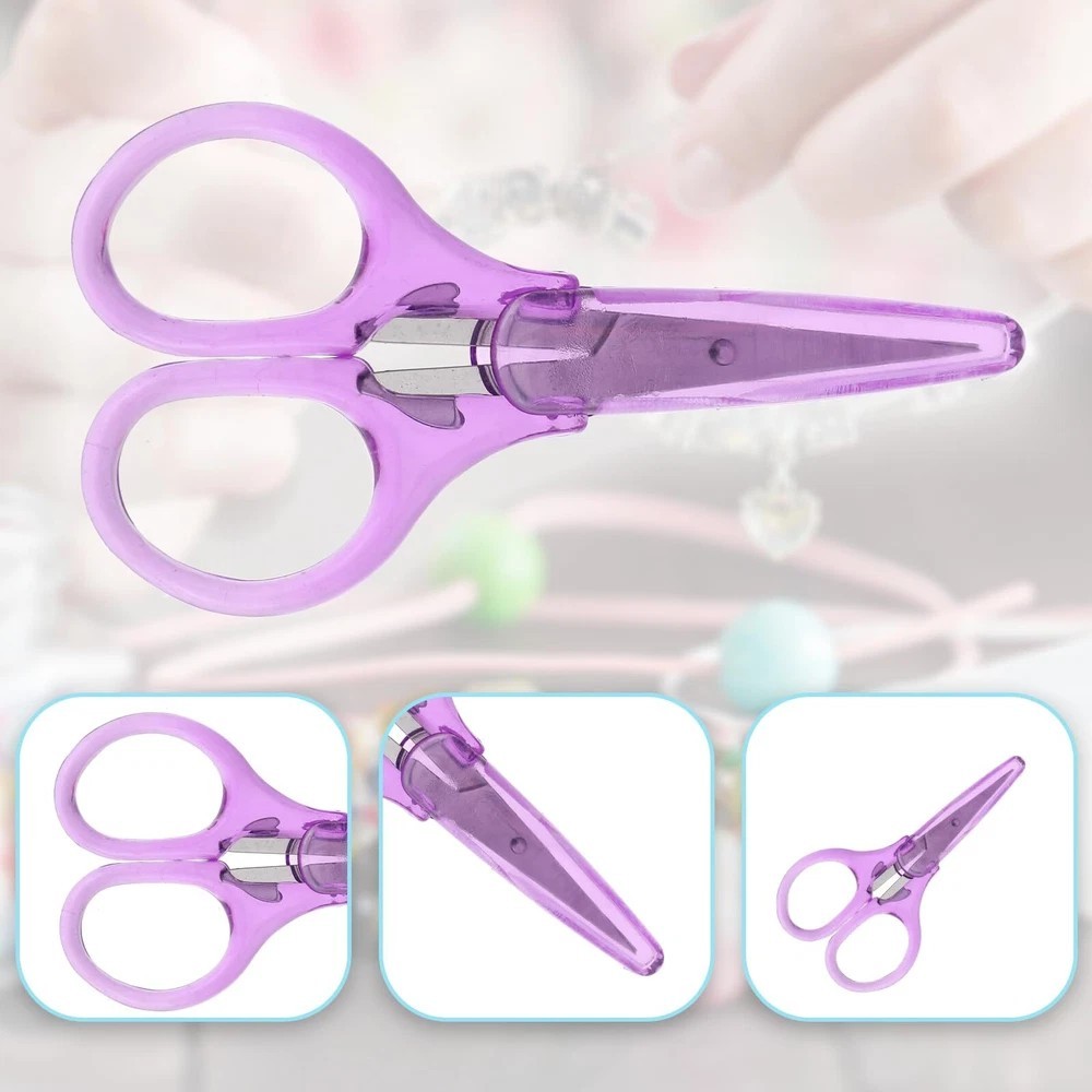 3Pcs Small, Craft Scissors 3.5"Tiny Travel Scissor All Purpose,Sharp Craft Sci..