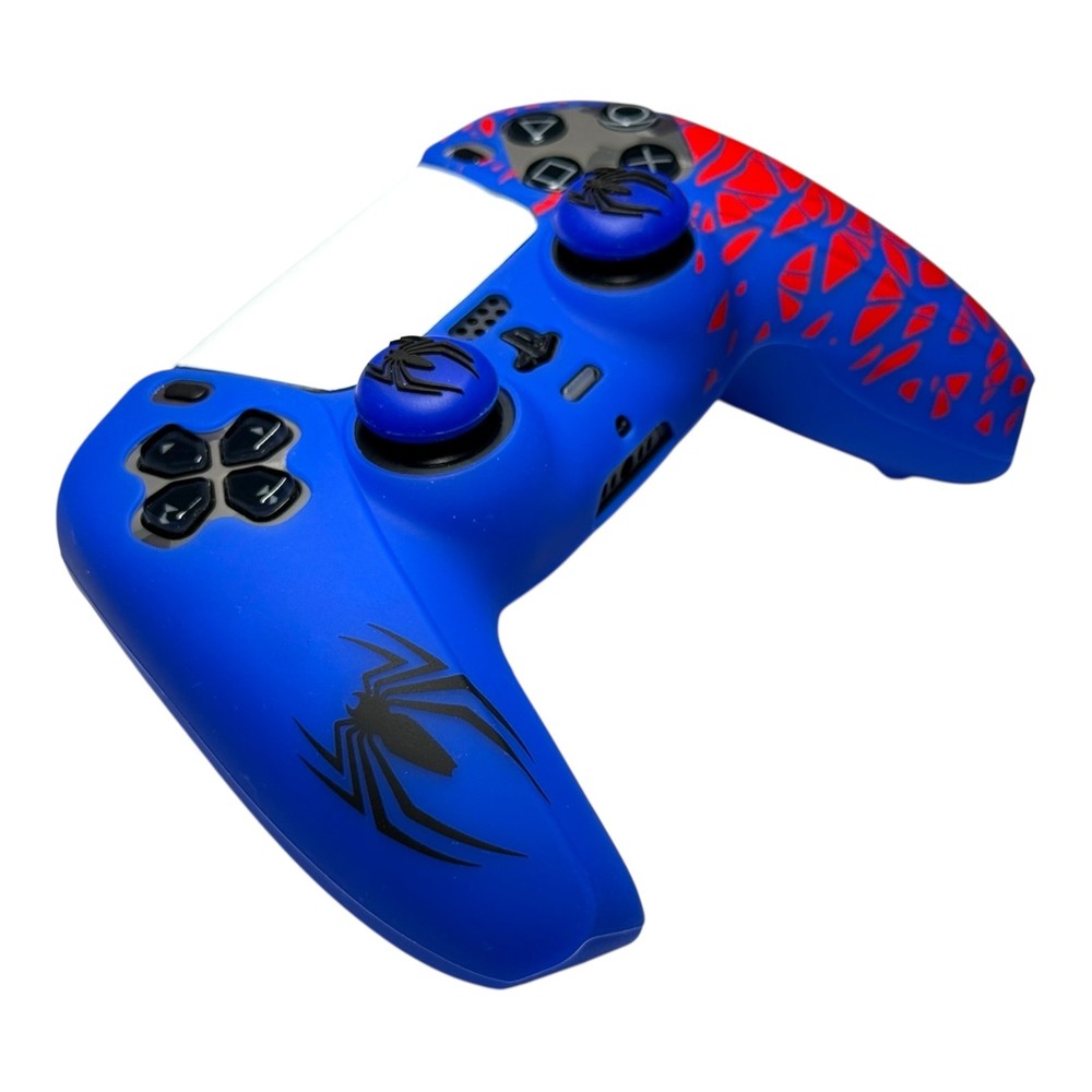 PS5 Silicone Controller Skin & Matching Joystick Grips -Spider Man