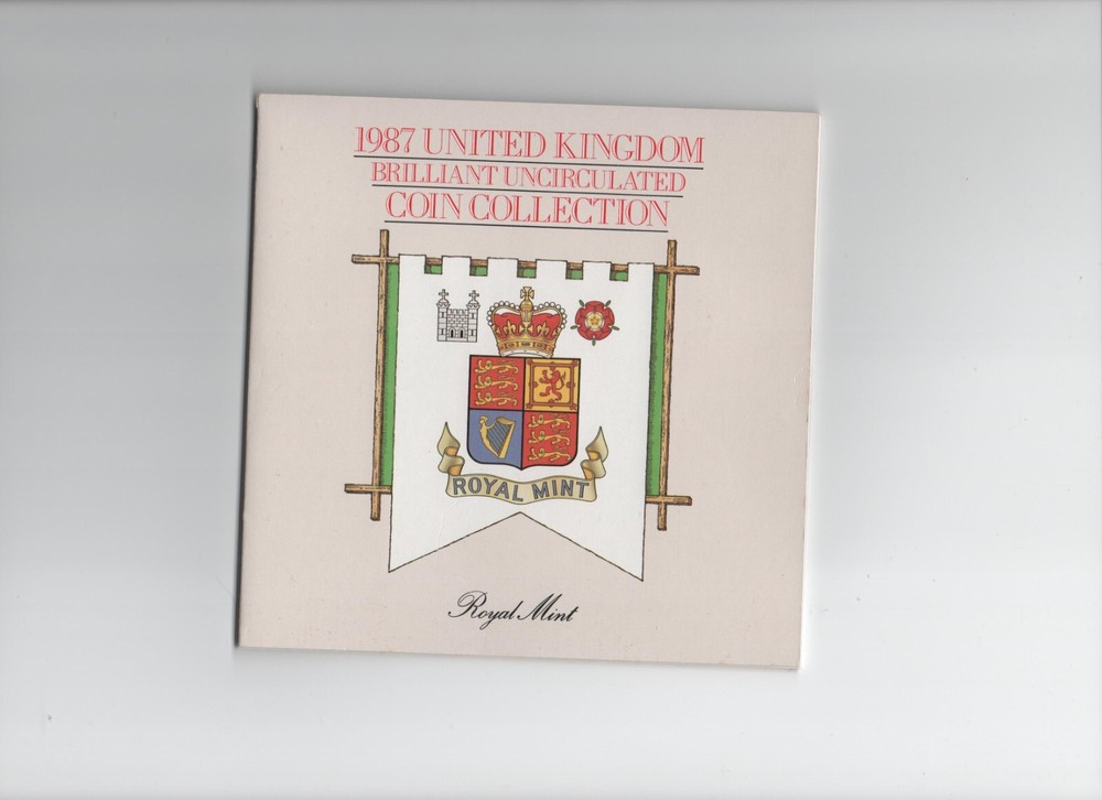 World Coins Great Britain 1987 Mint Coin Colection