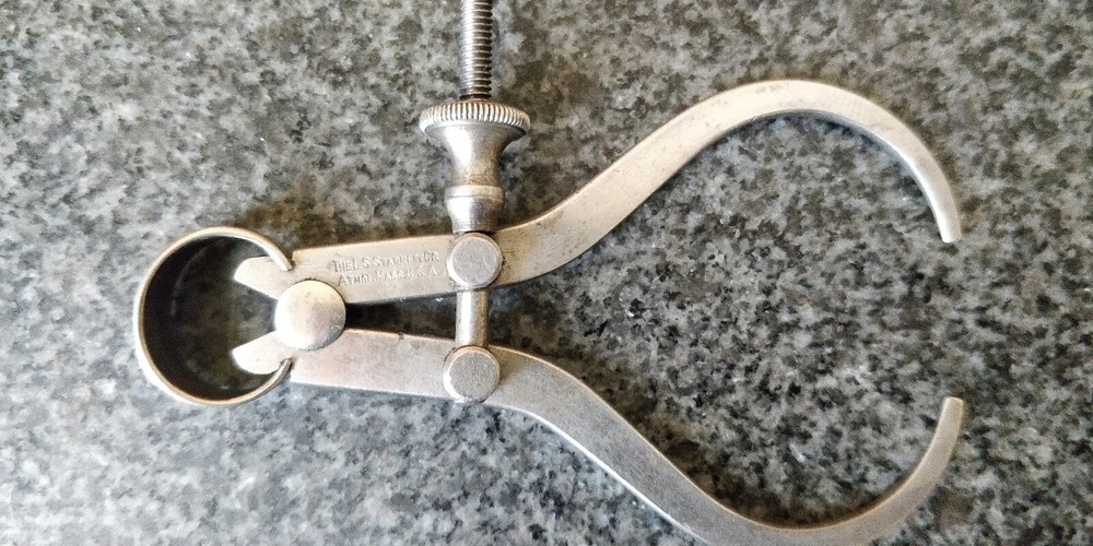 Vintage 2.5" Starrett Outside Calipers 79 79B - NICE