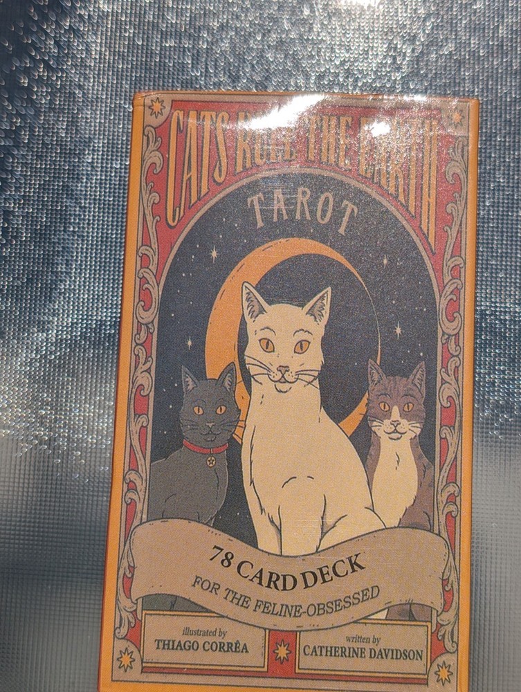Cat Tarot Deck 78 Cards 4.2" x 2.3" NEW