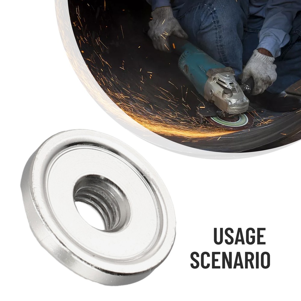 Hex Nut Set Tools Replacement For Angle Grinder Chuck Locking Plate Quick Clamp