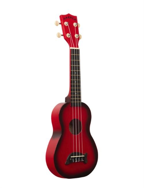 Kala Soprano Dolphin Ukulele - Red Burst
