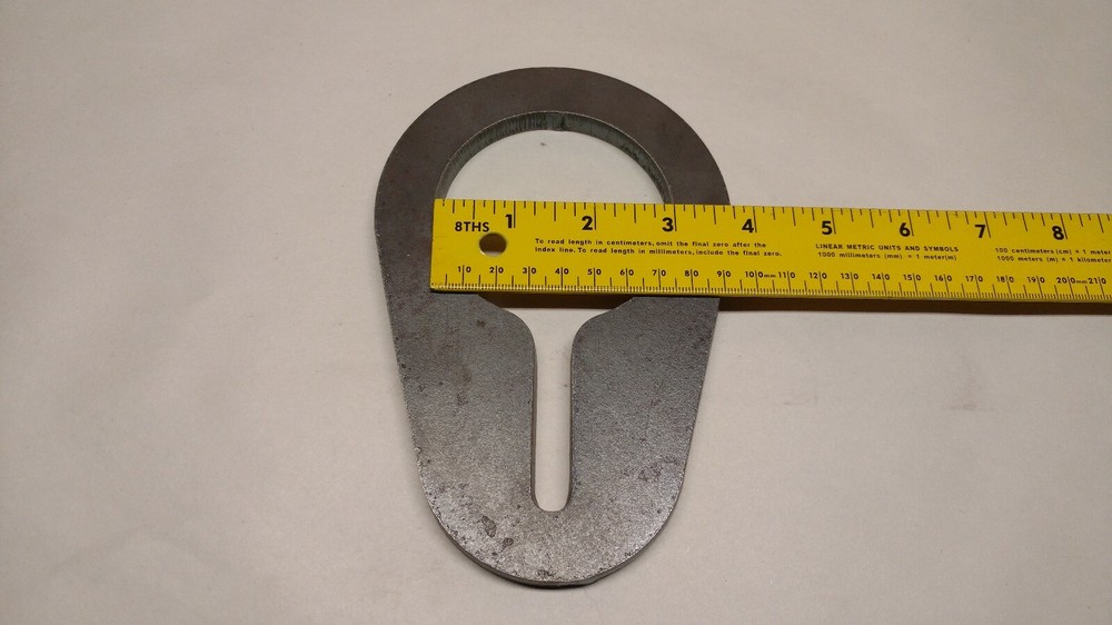 3/8" LEVELING LIFTING EYE - D-RING - SHACKLE MOUNT - TRAILER TIE DOWN - PULL EYE