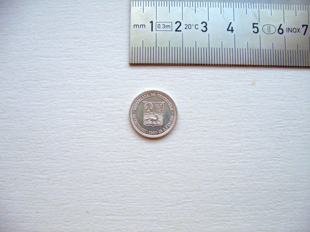 50 CENTIMOS 1960 Venezuela Silver coin