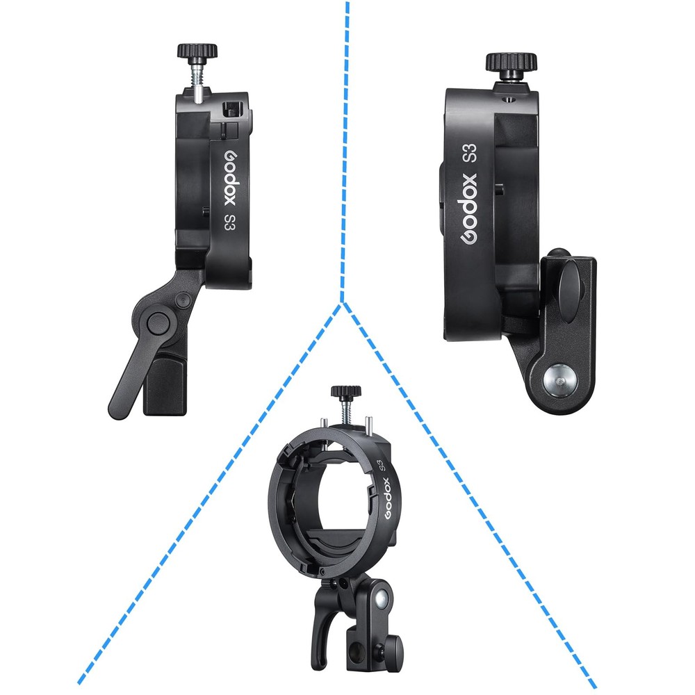 S3 Speedlite Bracket, S-Type Bracket Updated Version Bowens Mount Holder for ...