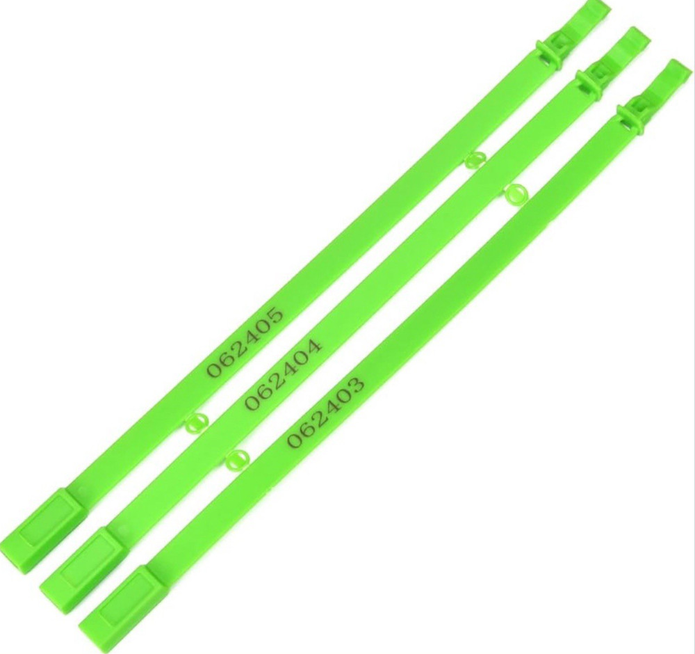 1000 Numbered Plastic Tamper Seals Security Shipping Tags Fixed Length Container