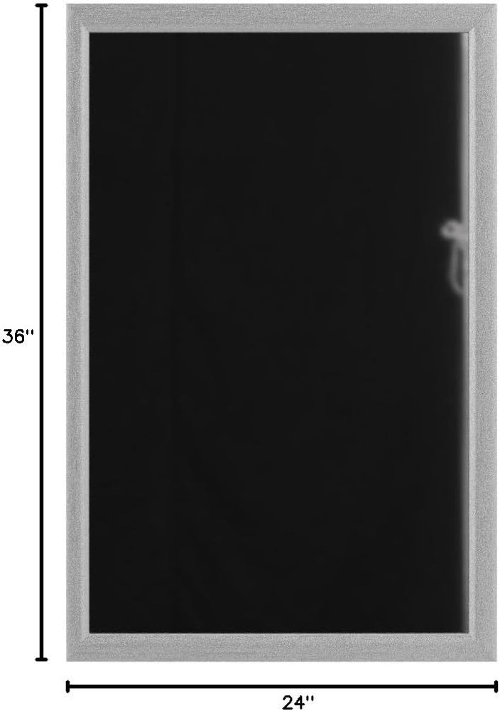 Rectangular Wall Mount Mirror Bedroom Living Room Entryway 24" x 36" Standard