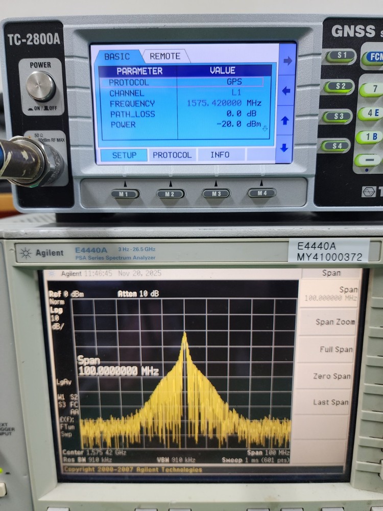 TESCOM TC-2800A GNSS Signal Generator, GPS, GLONASS