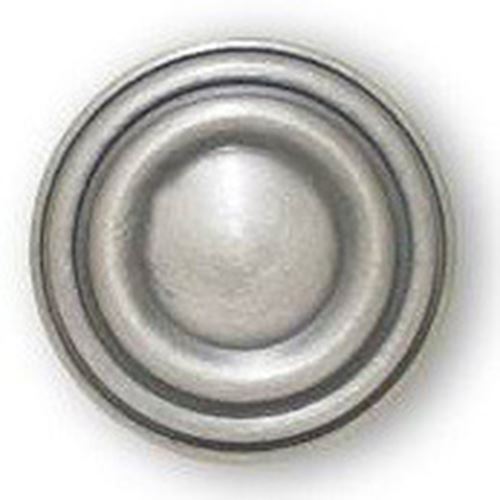1-1/2" Betsy Fields Ringed Knob Brushed Satin Pewter
