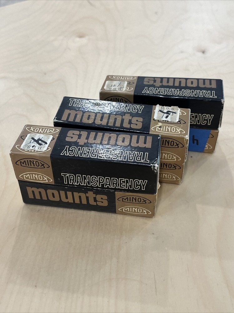 MINOX Transparency Mounts - 3 Boxes