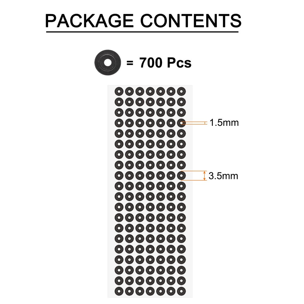700Pcs 3D Scanner Markers 1.5mm for 3D Scanner, 3D Tracking Dots