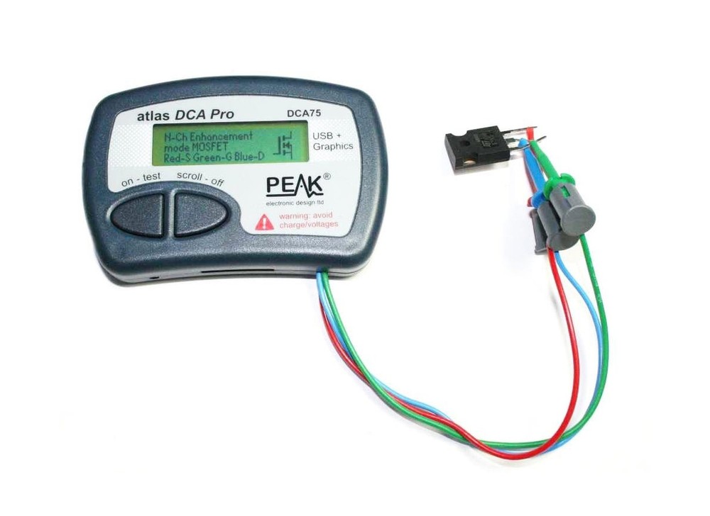 Peak Atlas DCA75 Pro Semiconductor Tester, Light Blue