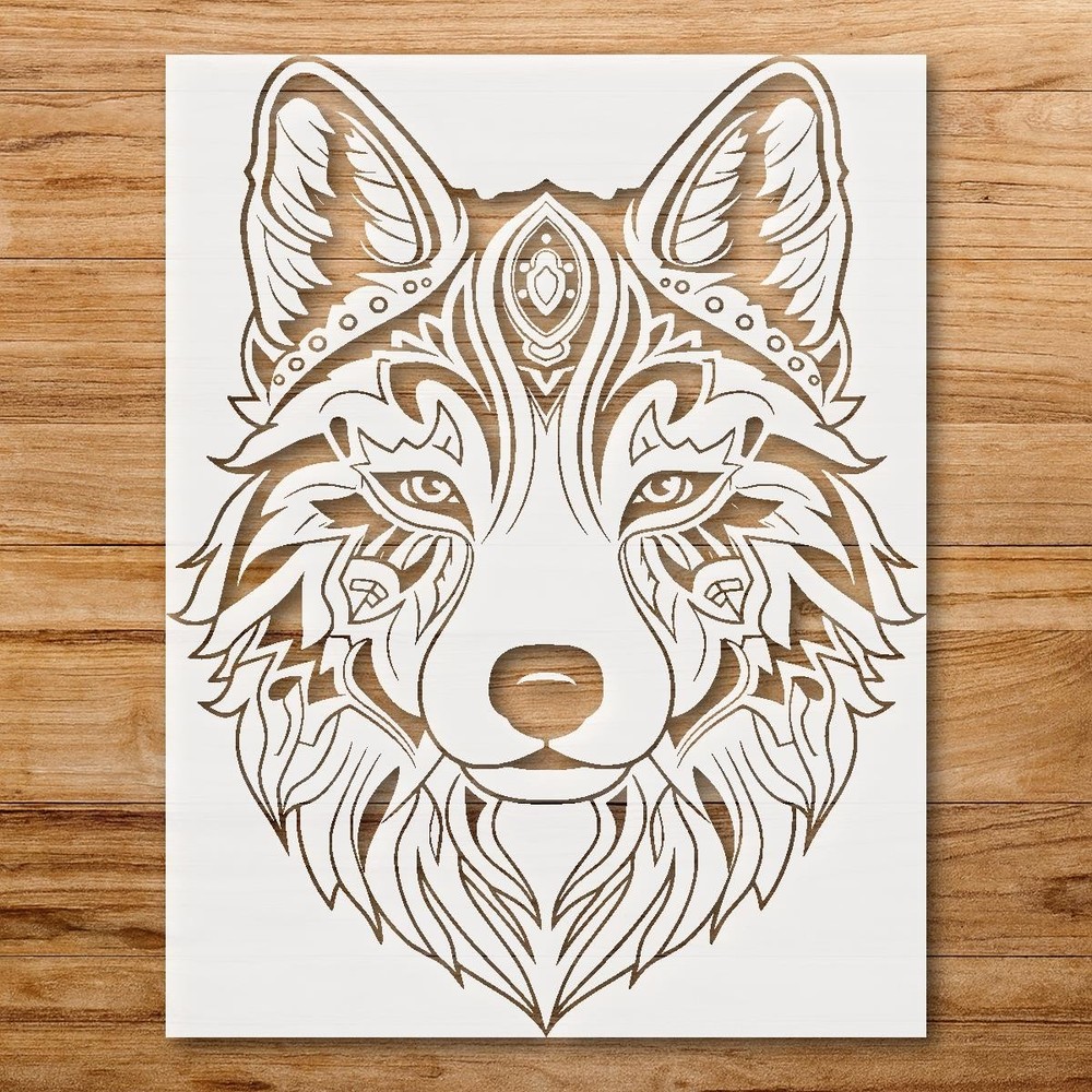 Beautiful Husky Design for Unique Crafting Projects - StencilAir