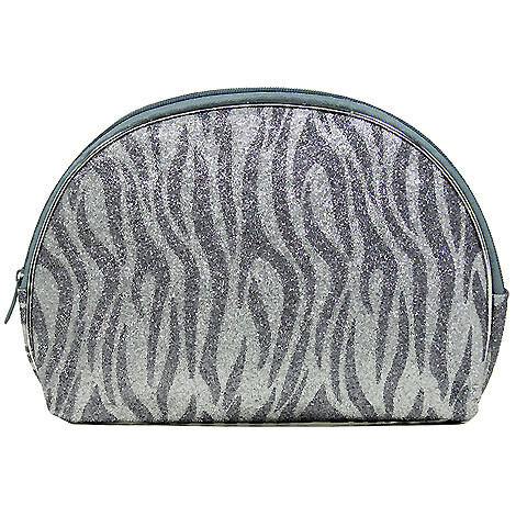 Cosmetic Purse - Glitter Zebra Print - BG-HM00061S
