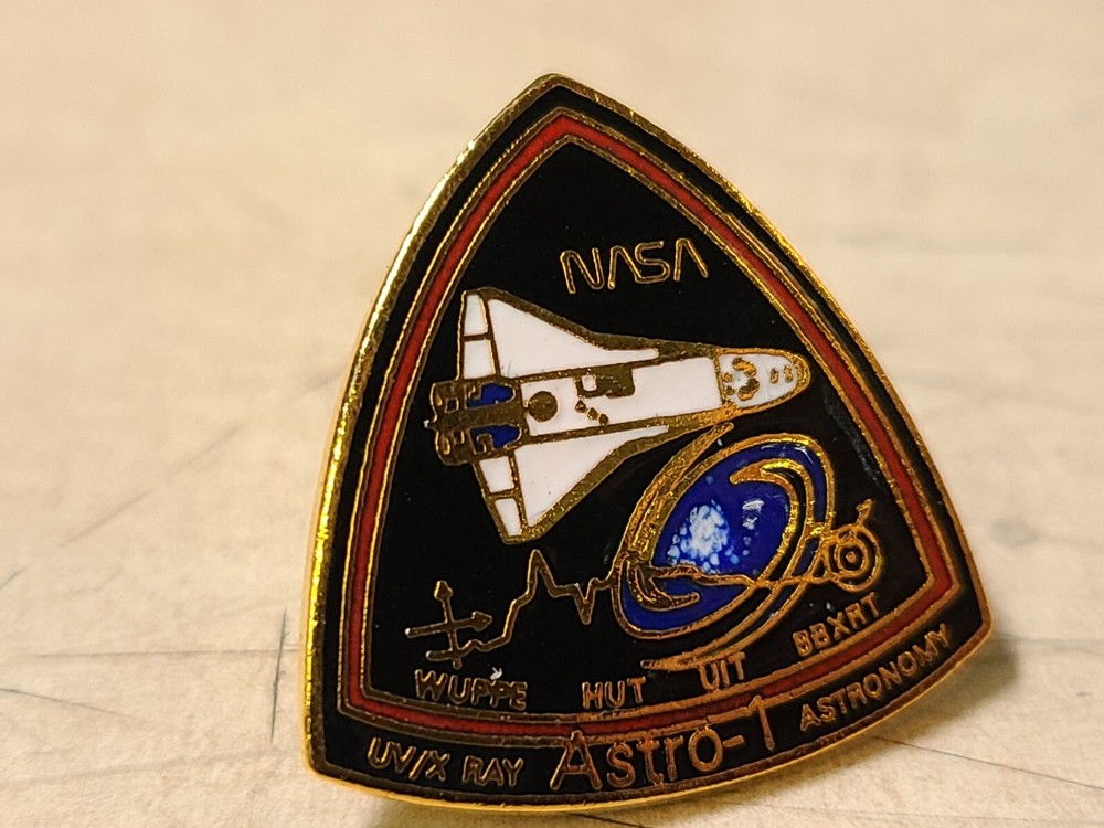 Vintage NASA Pin ASTRO-1 Space Shuttle
