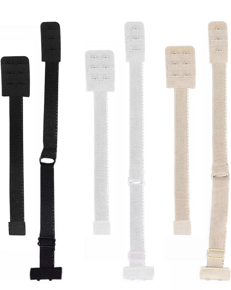 6 pairs Backless Low Back Bra Strap Converter Extender Adapter Adjustable Hooks