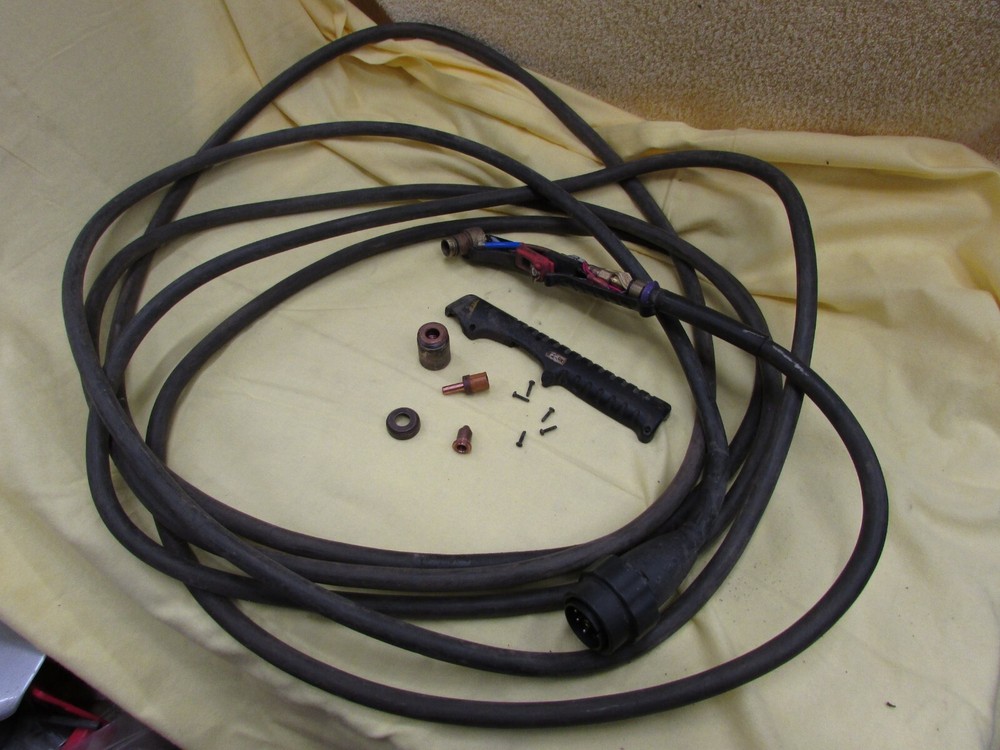 USED ICE-50C Plasma Cutting Torch Handle, USED, 26Ft, Jacket Damage,  BS