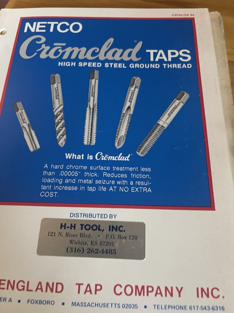 Netco Cromclad taps Catalog 84