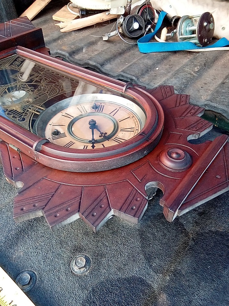 Antique Regulator Wall Clock