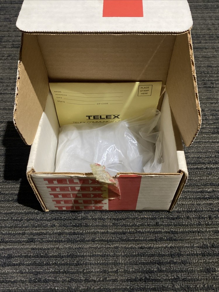 Telex WP2 Two Channel Microphone Wall Plate NOS