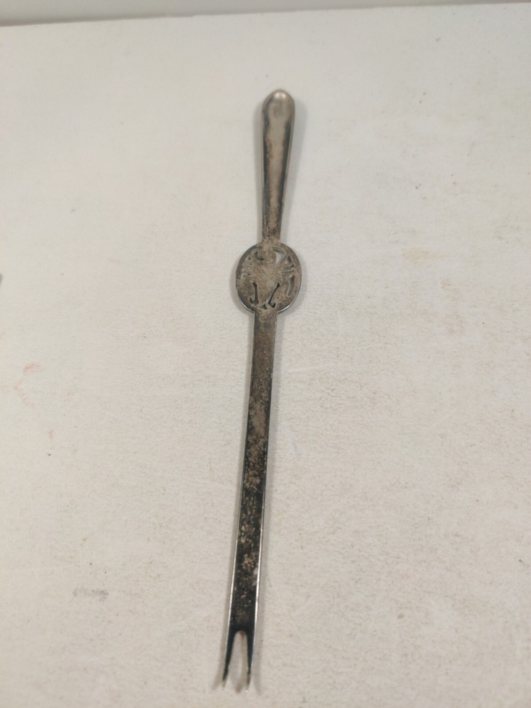 Antique Sterling Silver Lobster Pick .800 Hallmarks