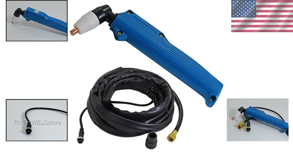 High-Performance 5 Meter Air Plasma Cutting Torch, Compatible with CUT-40