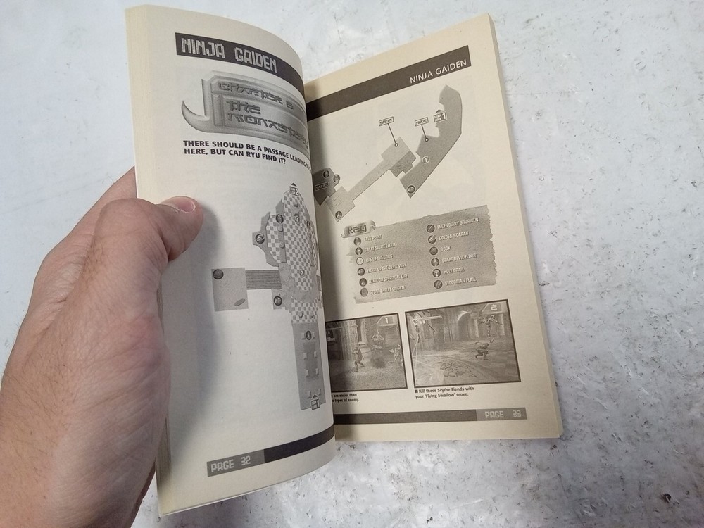 Pocket Solutions Ninja Gaiden Complete Guide *VERY GOOD CONDITION* Xbox