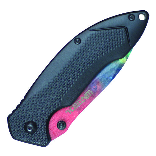 Assisted Open Pocket Knife Galaxy Design Red