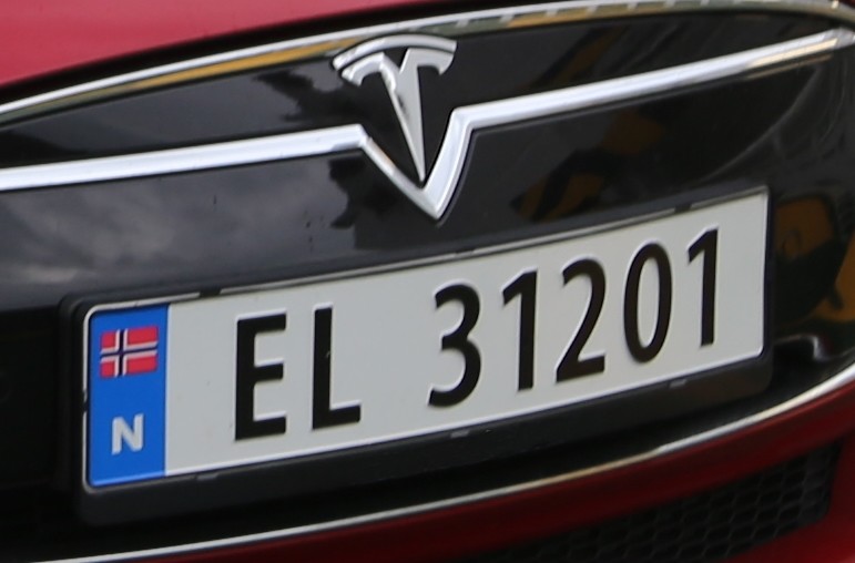 Norway + Swiss Plate Number Plate Custom Text Customized