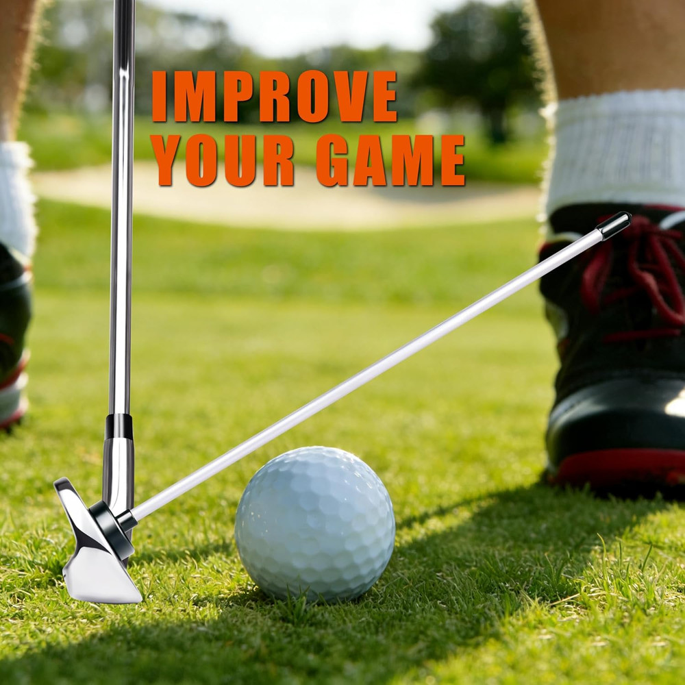 2 Pack Collapsible Golf Alignment Sticks & 1 Pack Golf Magnetic Alignment Rods,