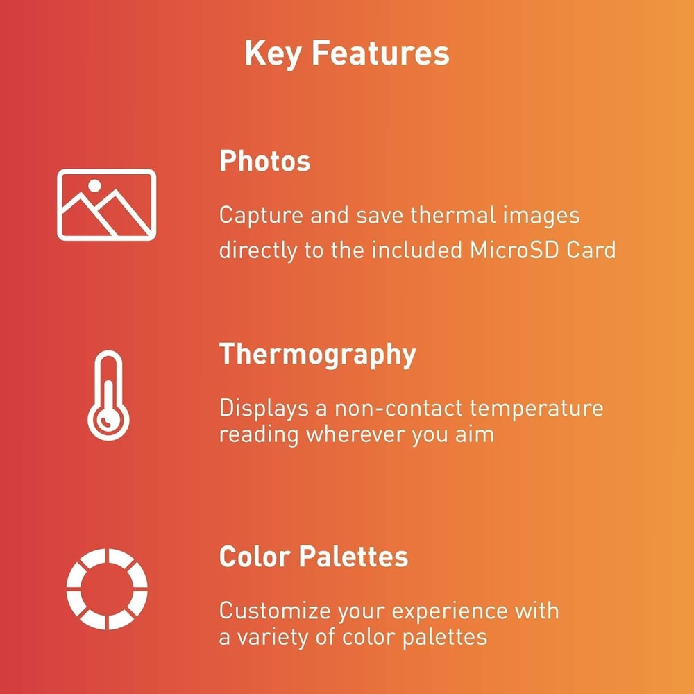 Effortless Detection: Compact Thermal Imaging Camera for Android USB-C Use