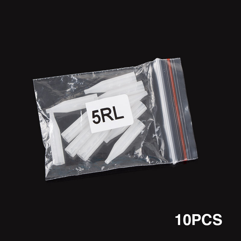 100pcs Sterilized Permanent Makeup Eyebrows Tattoo Needles Tips Supplies Plastic