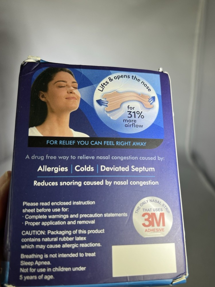 Breathing Nasal strips, Tan, Pack Of 30