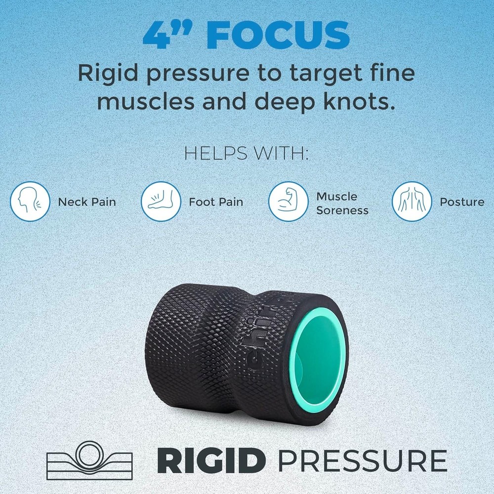 Ergonomic Back & Neck Foam Roller – Supports 500lbs for Effective Recovery